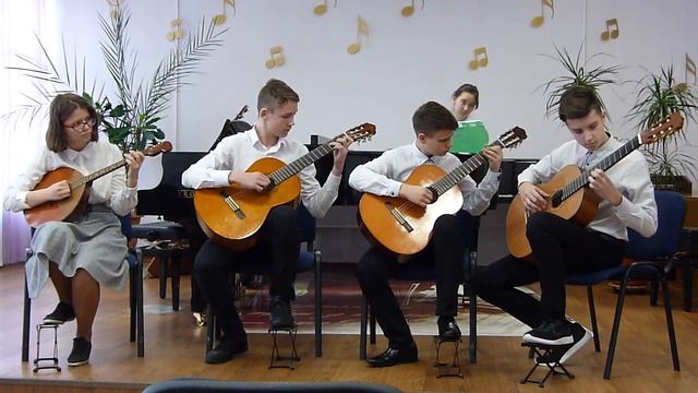 Ансамбль гитаристов МБУДО Светогорская школа искусств г.Светогорск смотреть онлайн