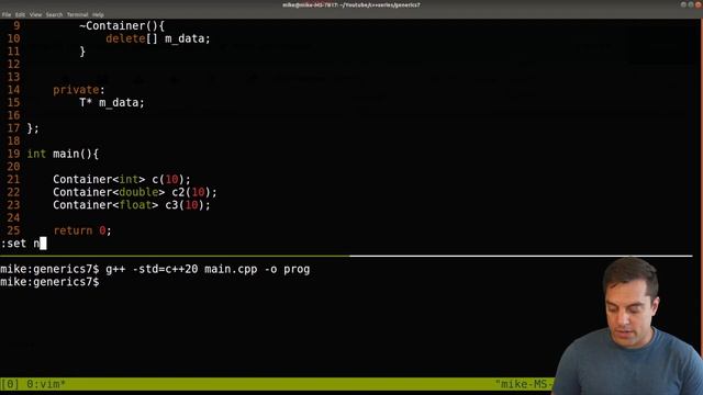 Generics in C++ 7 - Template Classes Introduction | Modern Cpp Series смотреть онлайн