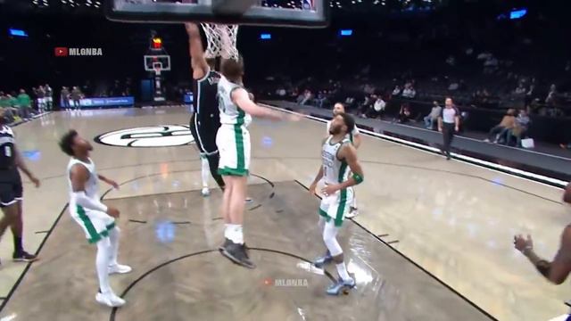 Bruce Brown shocks teammates with dynamite dunk on Luke Kornet смотреть онлайн