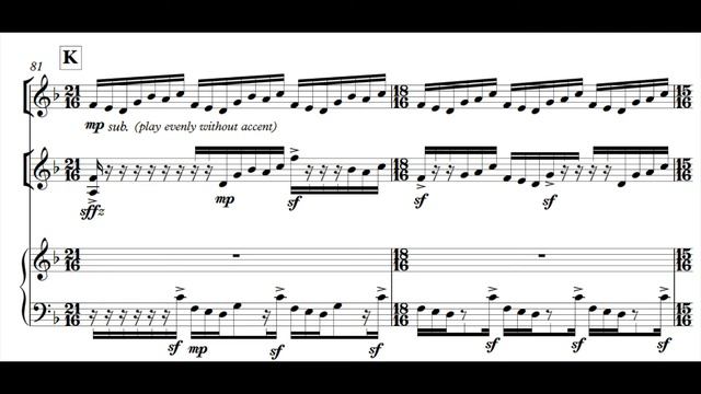 Processions and Rounds (2021) for Vibraphone, Xylophone and Marimba смотреть онлайн