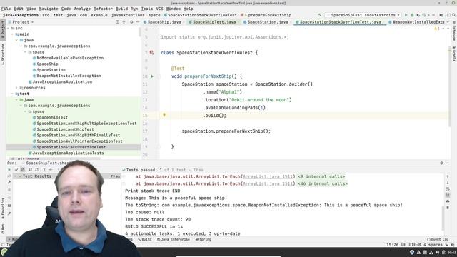 Java Exceptions Handling Tutorial смотреть онлайн