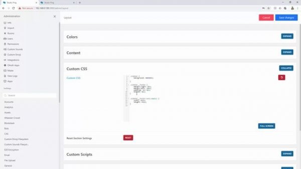 Rocket.Chat #13 How to change color theme of RocketChat with custom css
