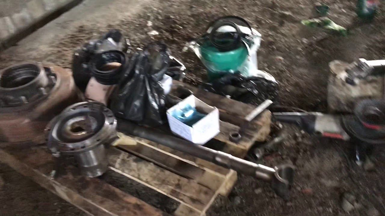 Замена накладок на прицепе МАЗ. смотреть онлайн