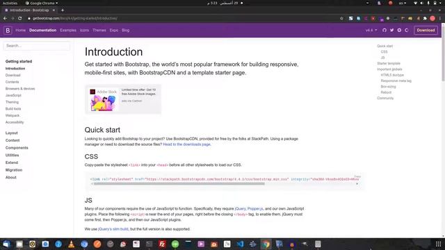 1 - Learn Bootstrap 4 | How to build your website using bootstrap смотреть онлайн