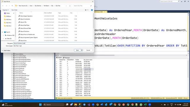 About Windows Analytical Function смотреть онлайн