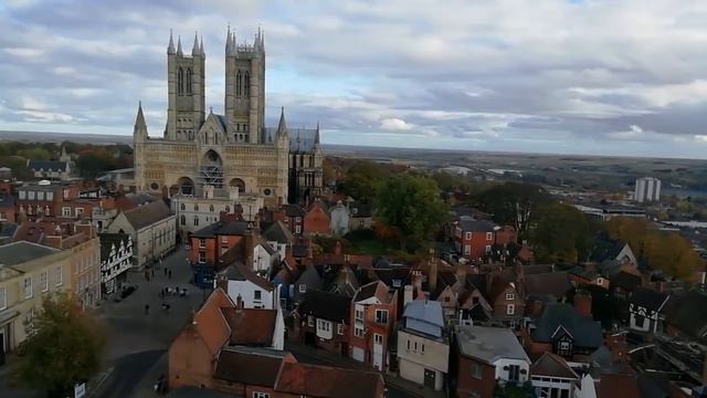 Views of Lincoln from Lincoln Castle смотреть онлайн