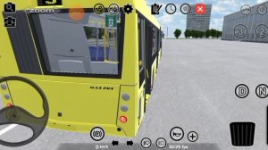 Поездка на автобусе МАЗ-203.047. Маршрут №3. С информатором! Proton bus simulator