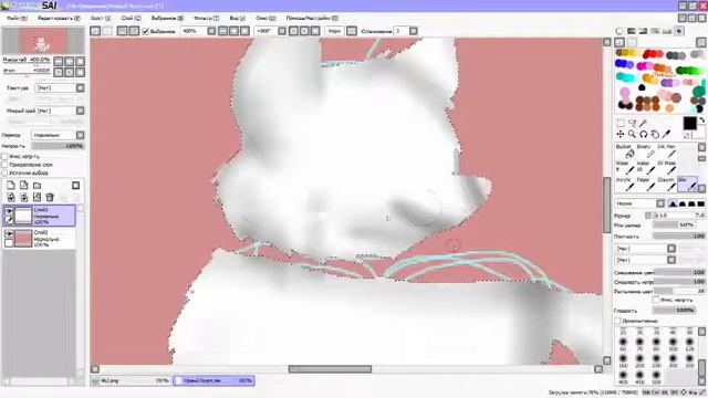 Paint Tool Sai №7 Кошка ТВ смотреть онлайн