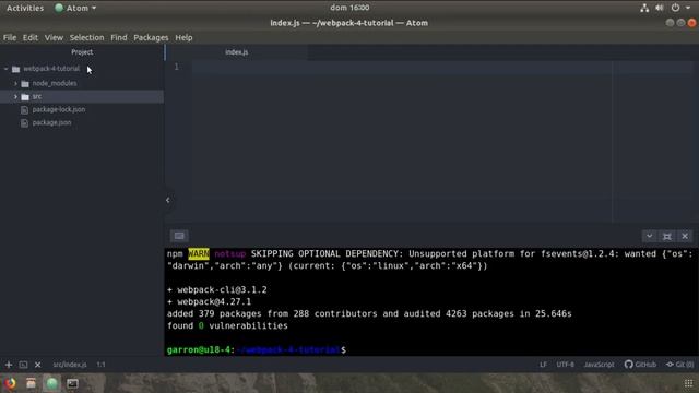 Webpack 4 - Default Configuration смотреть онлайн