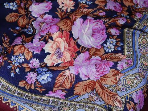 Павлопосадские платки и аксессуары. Часть VII смотреть онлайн