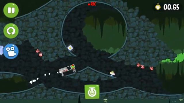 Bad Piggies - Ground Hogs Day level 1-IX | 3 star (part 2/2) walkthrough guide tutorial смотреть онлайн