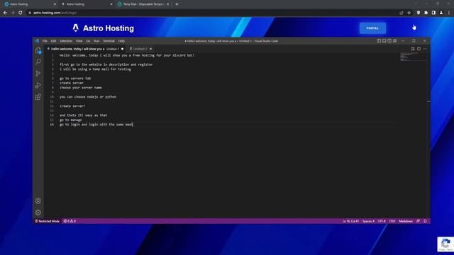 FREE Discord Bot Hosting! 24/7 COMPLETELY FREE! смотреть онлайн