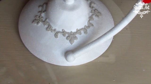 Вторая жизнь старого настенного светильника. Как перекрасить металлическое покрытие? МК Ютты Арт смотреть онлайн