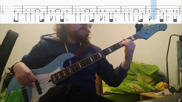 BADBADNOTGOOD - Time Moves Slow (Bass cover TABS + SHEET) смотреть онлайн