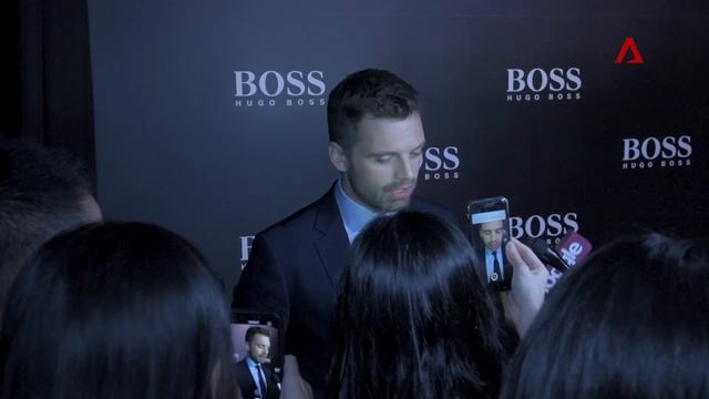 Sebastian Stan On Pocket Squares And Leather | Hugo Boss Red Carpet Event | CNA Lifestyle
