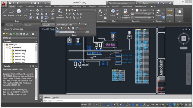 AutoCAD Electrical 2015 Tutorial | Ribbon Interface смотреть онлайн
