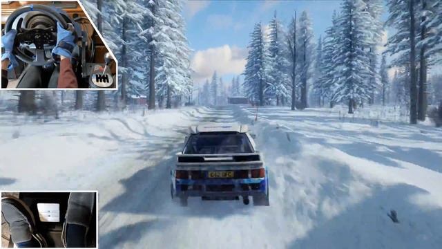 [DiRT Rally 2.0] Thrustmaster T300RS + TH8A | Ford RS200 Group.B (4k) смотреть онлайн