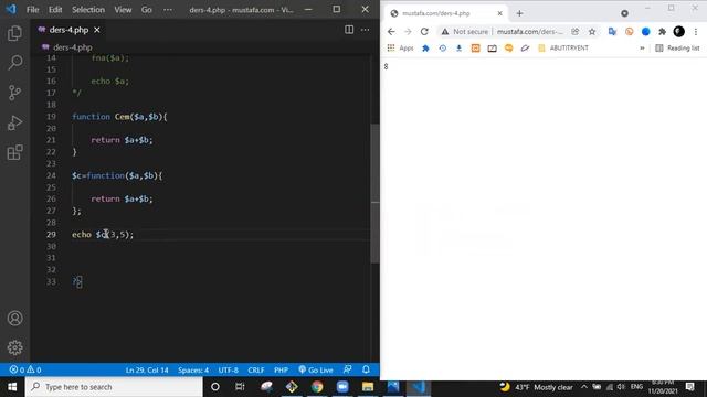 DƏRS-8.0 (PHP) смотреть онлайн