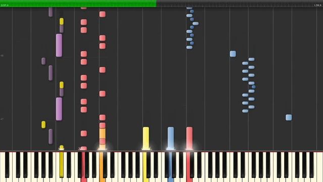 Pokemon Diamant/Perl Vesprit, Selfe & Tobuz Battle Theme Synthesia смотреть онлайн
