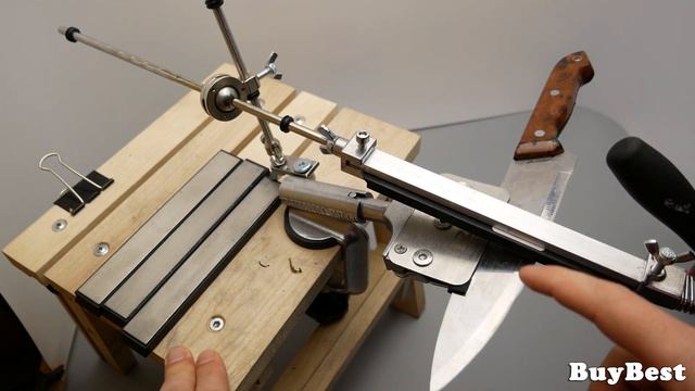 Заточка кухонных ножей Ruixin Pro Rx-008 ? Как правильно заточить домашний нож / Меняем угол заточк