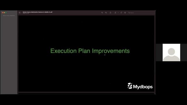 Exploring Modern Query Optimization Features in MySQL 8 Mydbops MyWebinar Edition - 05 смотреть онлайн