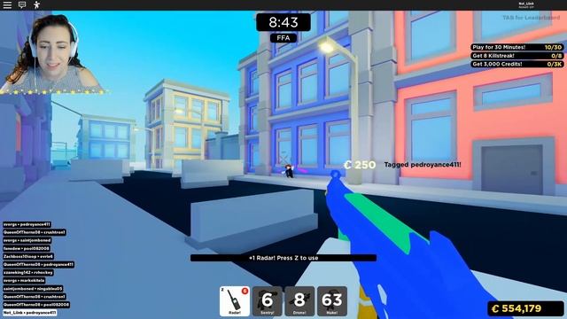 Roblox Paintball but every time I DIE I switch guns... смотреть онлайн