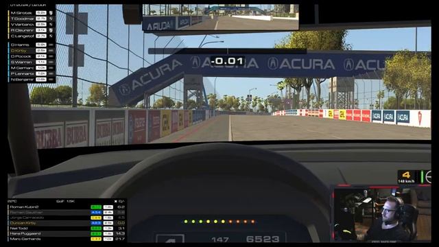 iRacing | Craig's Set Up Shop VS Pure Driving School | Audi RS3 LMS @ Long Beach. смотреть онлайн