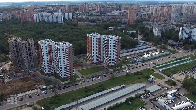 ЖК «Альфа Центавра» (аэросъемка: 16.08.2016) смотреть онлайн