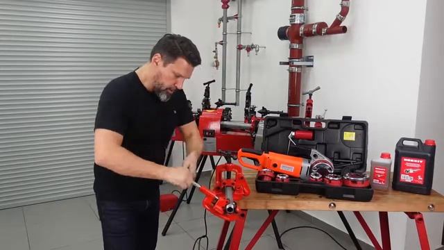 Электрический клупп ESSON до 2 дюймов | www.tool-tech.ru смотреть онлайн
