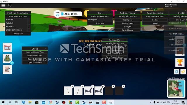 [NEW] ROBLOX FISHING SIMULATOR SCRIPT/HACK [GUI] [KILL SHARKS, TP AND MORE!] смотреть онлайн