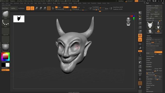 Zbrush Initial Brushes Standard Brush Smooth Brush Move Brush Clay Buildup Brush Dam Standard Brush
