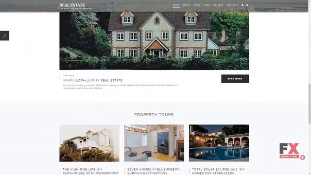 Real Estate - Renting Agency Responsive Joomla Template TMT Fitzroy B смотреть онлайн