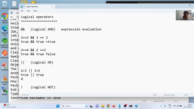 Java SE: Logical Operators смотреть онлайн