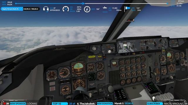 BOEING 747-200 -- Nairobi (HKJK) - Johannesburg (FAOR) - VATSIM ✈ X- Plane 11