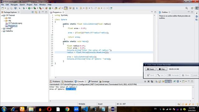 How to do c# programming in eclipse смотреть онлайн