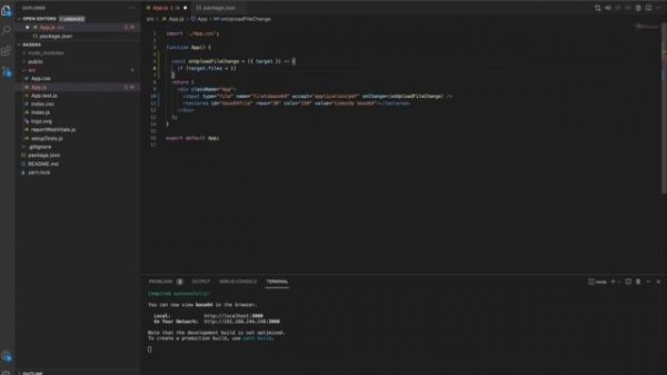 Encode PDF file to Base64 Encoding in React | Javascript