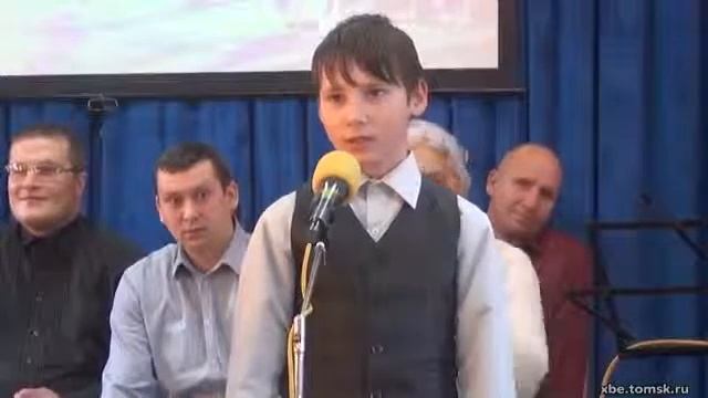 Белый Петя, стихотворение "Говорите истину", воскресное служение 09.11.2014 смотреть онлайн