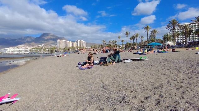 Walking tour Playa de las Americas | Tenerife | Spain | December 2021 | 4k смотреть онлайн