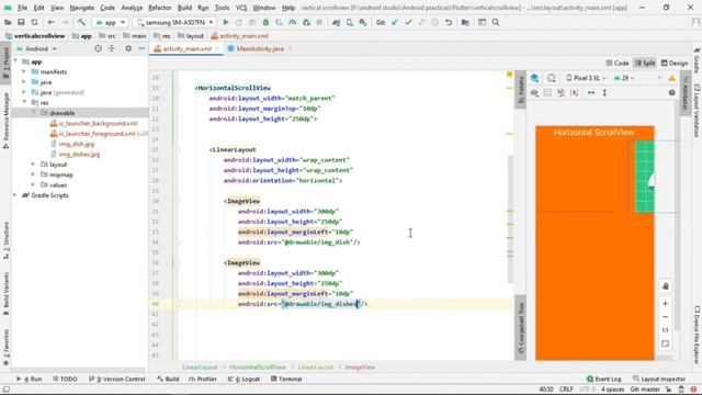 How to create Horizontal ScrollView In android studio in hindi |Learning bot| смотреть онлайн