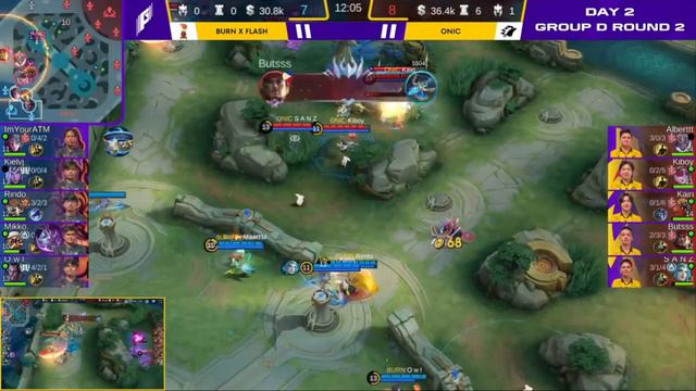 BURN X FLASH PLAY WELL VS ONIC ID, LOST TO ALBERTTT BACKDOOR | GAMES OF THE FUTURE | GAME 1 смотреть онлайн