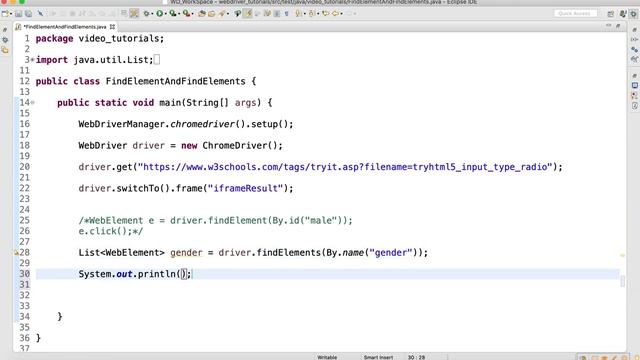 Difference between FindElement and FindElements in Selenium | FindElement and FindElements Selenium смотреть онлайн