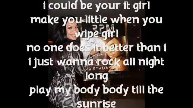 It Girl - Jason Derulo Ft. Jordin Sparks (Lyrics On Screen) MARCH 2012