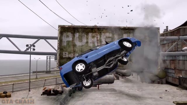 GTA 4 CRASH TESTING REAL CAR 99 смотреть онлайн
