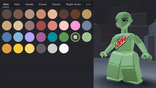 How to make your body different colors on Roblox mobile смотреть онлайн