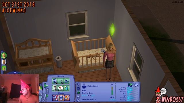 Halloween in the Sims 2! (Oct 31st 2018) | Joe Winko смотреть онлайн