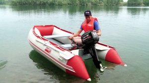 Как ведет себя ПВХ Лодка 300 Мотор T9.8 ЛС