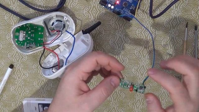 Дверной звонок. Arduino и RF модули. RF433 сканер. Ремонт своими руками. смотреть онлайн