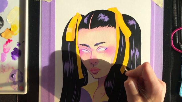 ✿Lavender Paint Process✿ смотреть онлайн