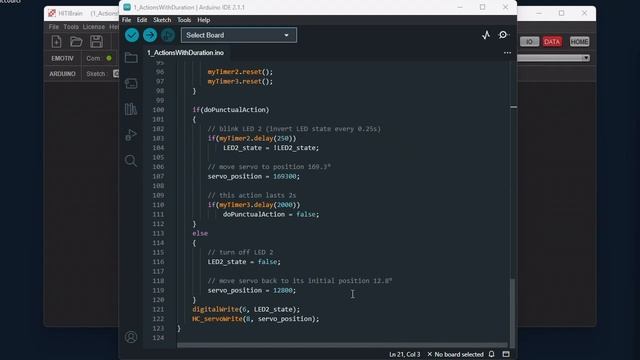 7 - HITIBrain, Advanced control of your Arduino with your mind using Emotiv EEG headsets смотреть онлайн