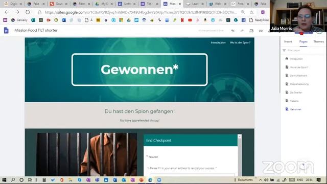 TiLT webinar with Julia Morris: How to create 'Escape-rooms with Google sites' for language lesson смотреть онлайн
